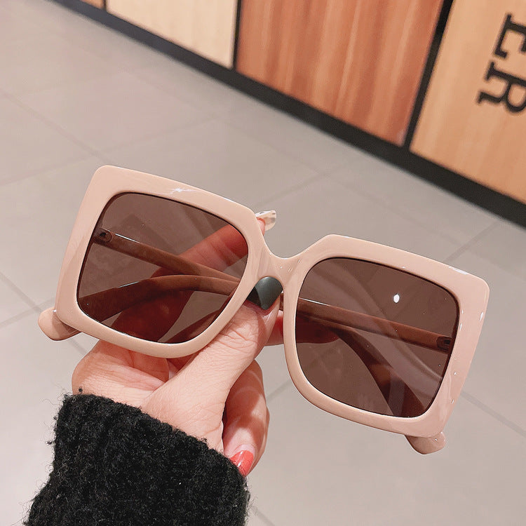 Fashion Square Plain Large Sunglasses