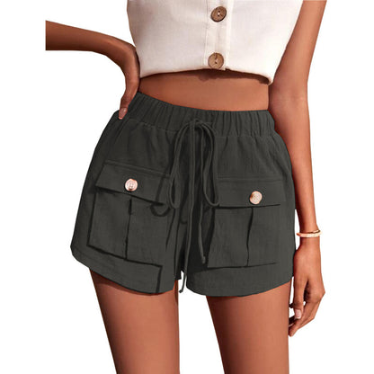 Fashion Pocket Loose Cargo Short