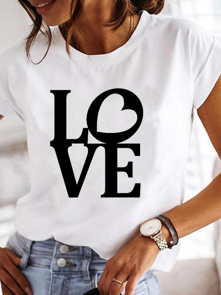 Fashion Daily Short Sleeve Casual Cotton T-shirt